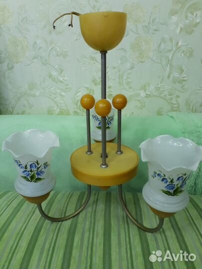 Люстра 3-х рожковая ретро СССР