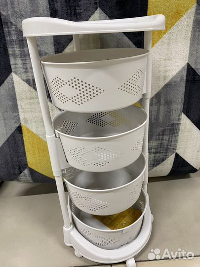 Стеллаж пластиковый