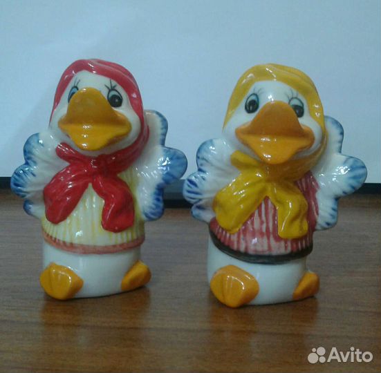 Декоративные утки для специй и соли