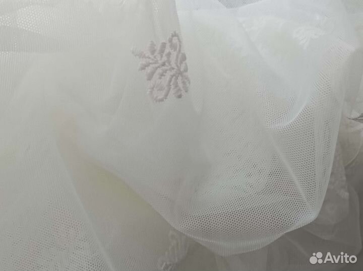 Новый тюль. Цвет экрю