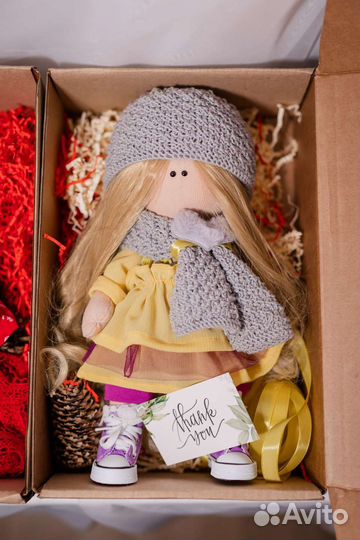 Текстильная интерьерная кукла