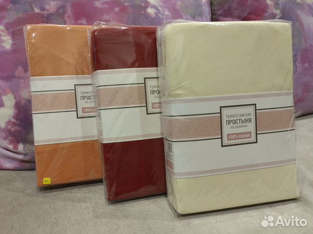 Простынь на резинке 180 х 200