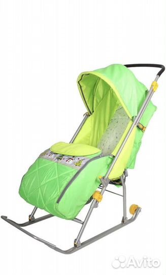 Детские санки с колесами