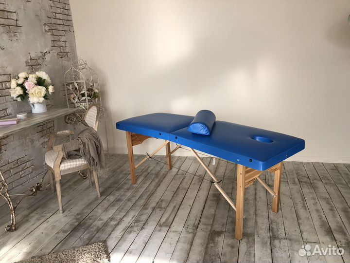 Массажный стол на буковых ножках