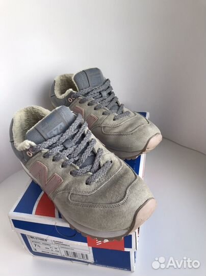 Кроссовки зимние женские New balance 574