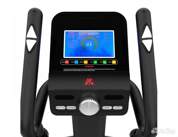 Эллиптический тренажер электромагнитный до 135 кг