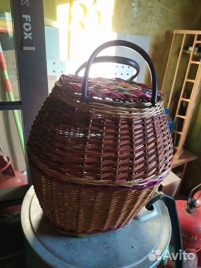 Корзина плетеная для грибов/ягод