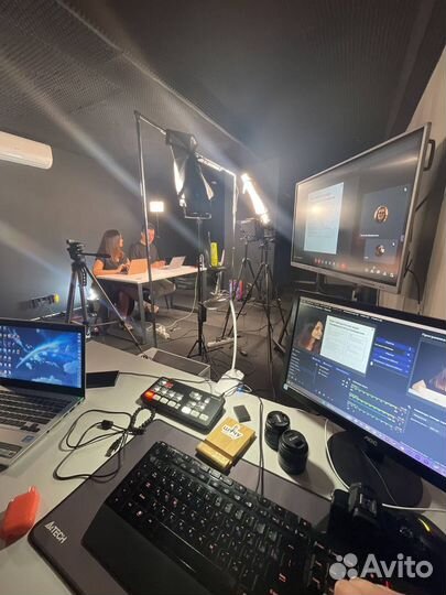 Съемки онлайн-курсов, подкастов, вебинаров,стримов