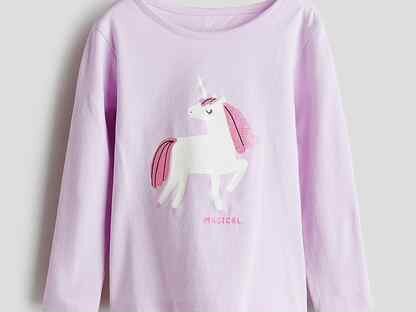 Лонгслив, 98/104, 110/116, 122/128. H&M, Ропша