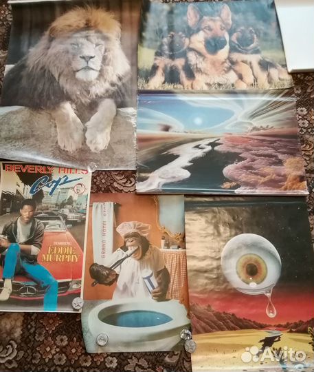 Плакаты постеры зарубежные 80 е года