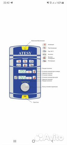Материнская плата пароконвектомата atesy рубикон