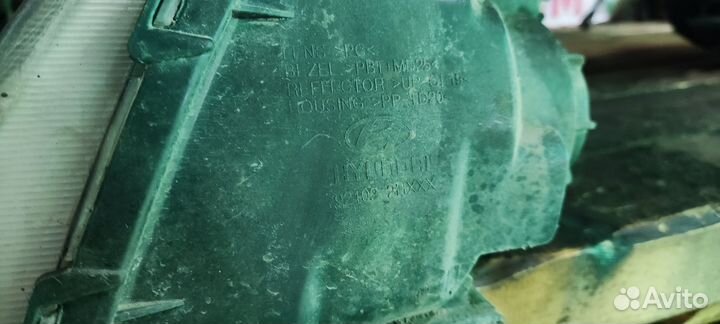 Hyundai elantra hd 2006 фары