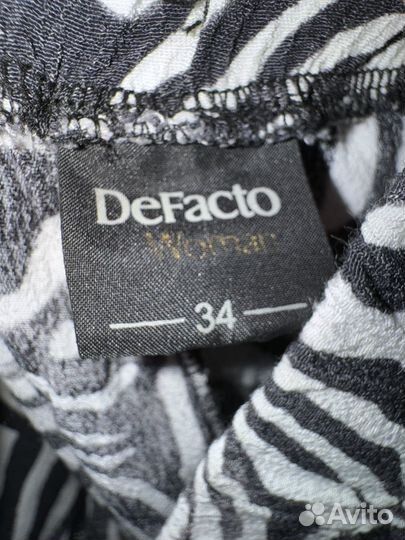 Штаны клеш женские зебра