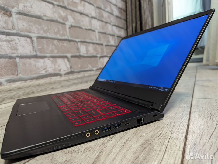 Игровой MSI i5-9300H/GTX 1650Ti/16 RAM/2 диска