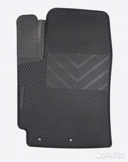 Резиновые коврики соты Hyundai Solaris II (с 2017)