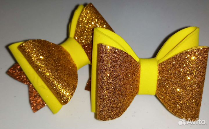 Бантики резиночки из фоамирана