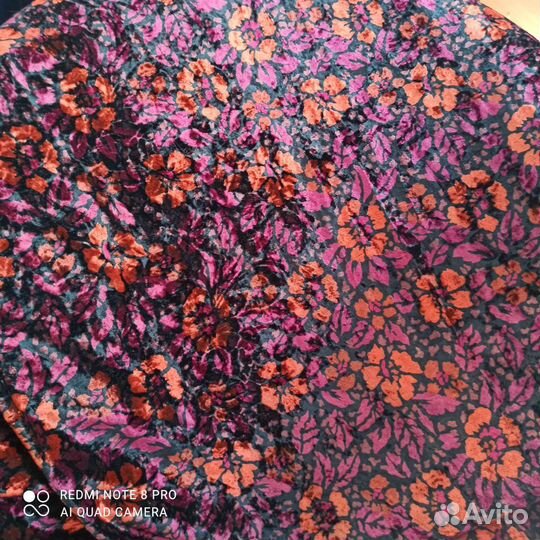 Отрез ткани Бархат СССР