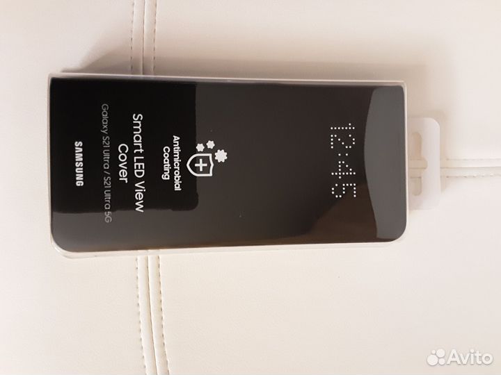 Чехол на Samsung galaxy S21 Ultra LED Новый