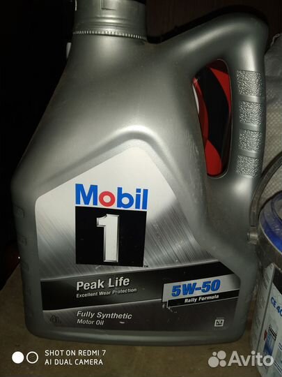 Масленный фильтр и масло Mobil 5w-50
