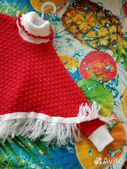 Пончо детское