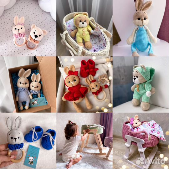 Вязаные игрушки /наборы
