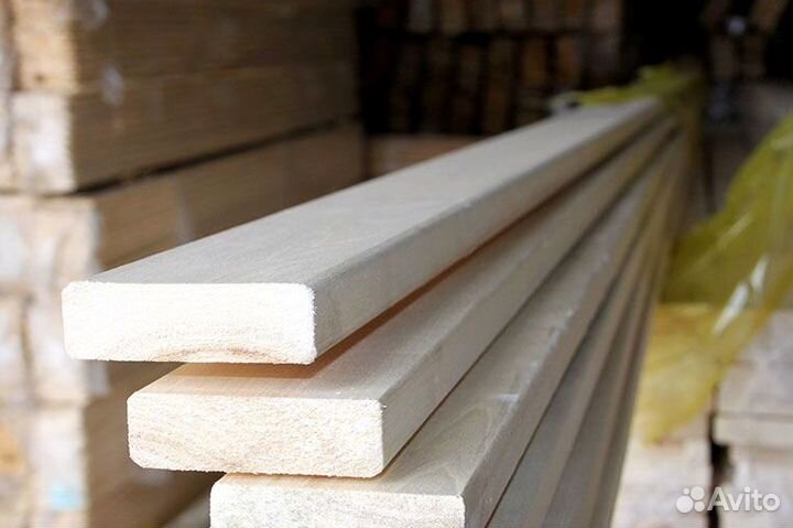 Полок осина сорт В 25*85 1,0м