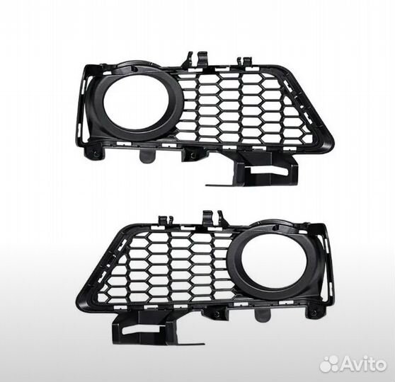 Решетки переднего бампера туманок bmw f30