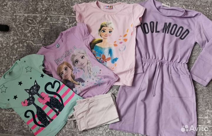 Вещи пакетом на рост 122-128