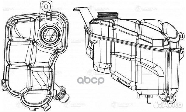 Бачок расширительный охлаждающей жидкости для а