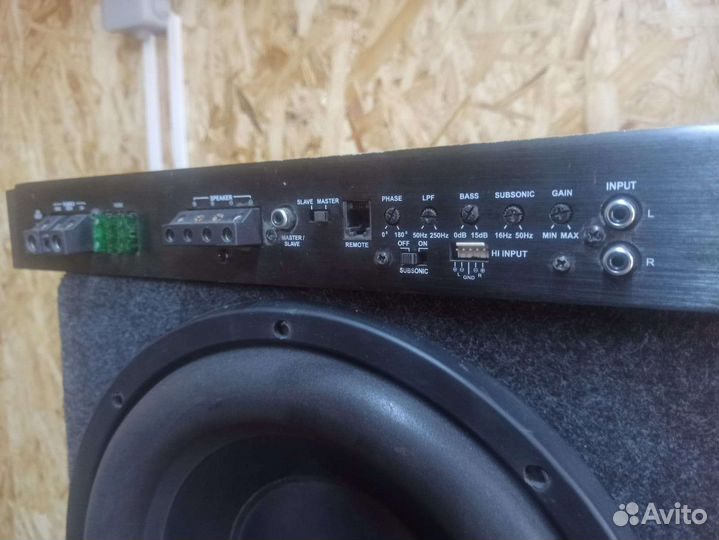 Сабвуфер с усилителем (моноблок )