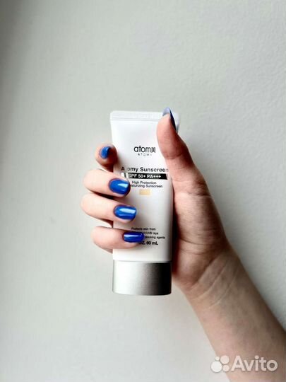 Солнцезащитный крем с тоном spf 50 Atomy