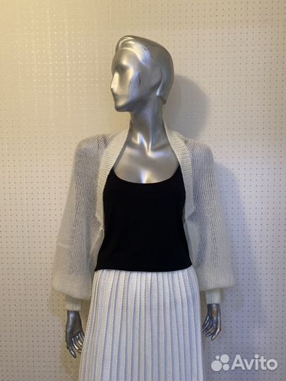 Новый кардиган-шраг из итальянского кидмохера