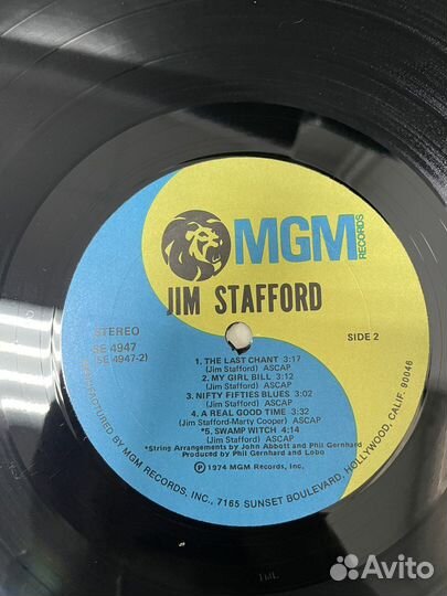 Jim Stafford 1974 USA винил