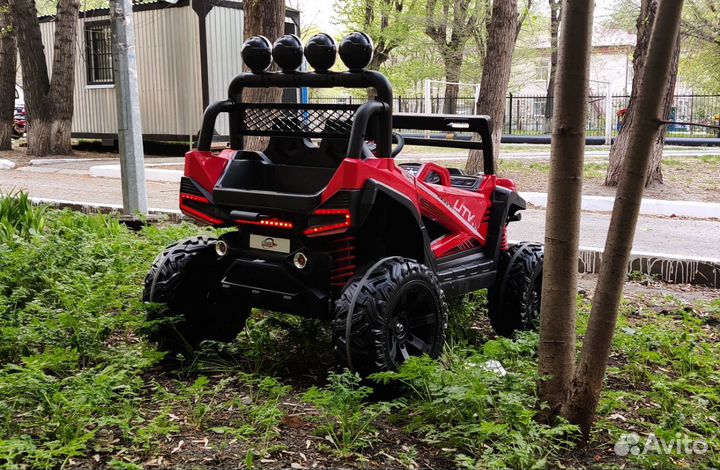 Детский электромобиль двухместный 12V багги