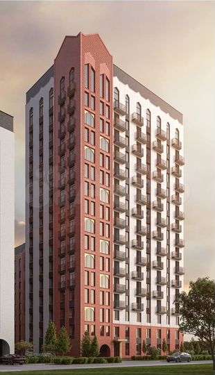 4-к. квартира, 129,4 м², 9/16 эт.