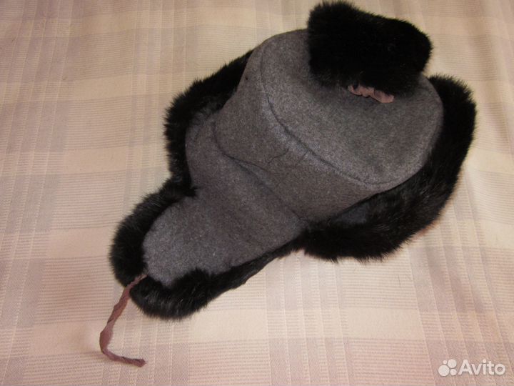 Шапка ушанка меховая (кролик)