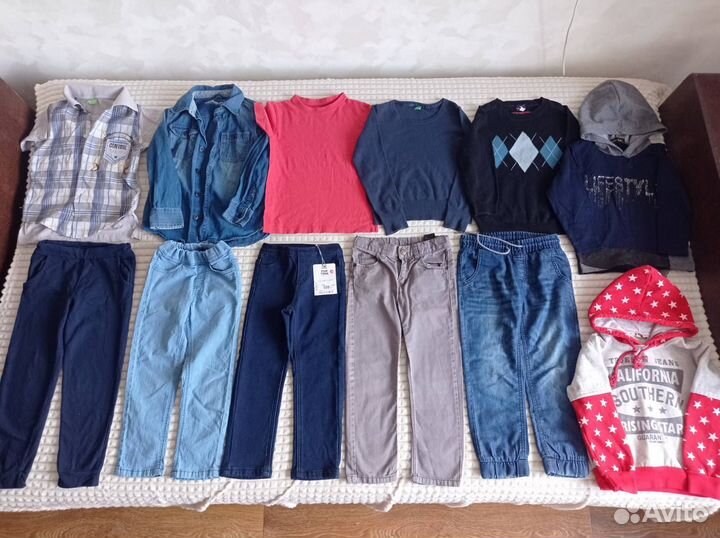 Пакет фирменных вещей на мальчика 104-110 gap