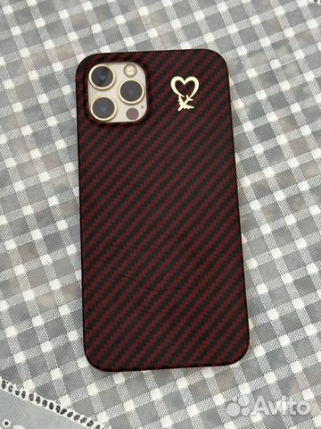 Чехол карбоновый на iPhone 12 pro