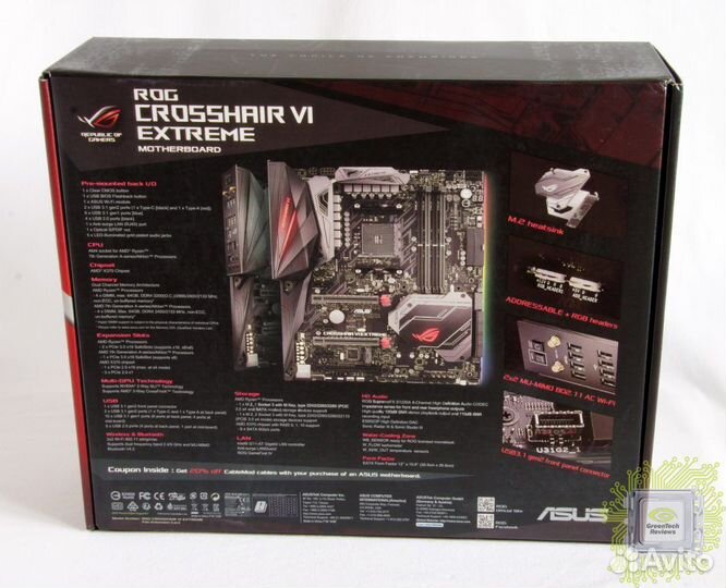 Материнская плата Asus ROG crosshair VI extreme X3