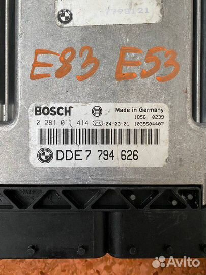 Эбу DDE M57 BMW E83 E53 бмв е83 е53