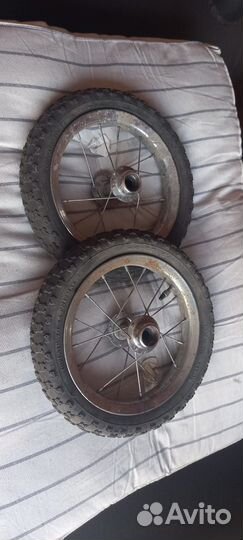 Колеса для велосипеда 30см тачки