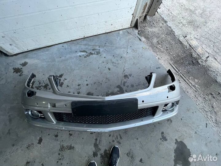 Бампер передний mercedes w204 classic дорест