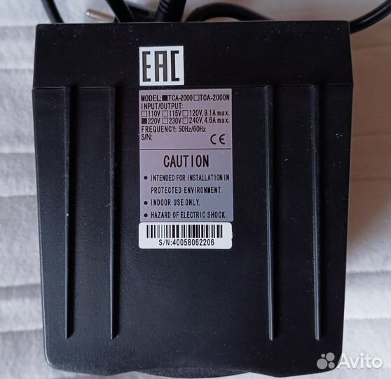 Стабилизатор напряжения,сетевой фильтр, TCA 2000