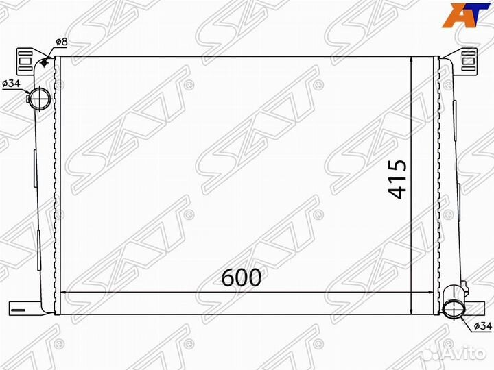 Радиатор охлаждения Mini Paceman (2012-2016) (2012