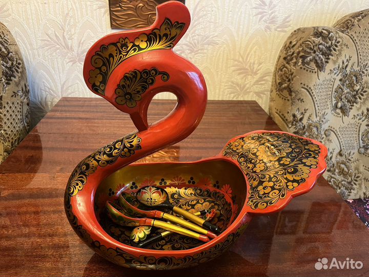 Посуда хохлома СССР