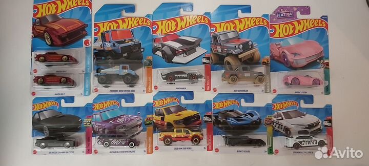 Hot wheels Mercedes Mazda Datsun Bugatti Honda