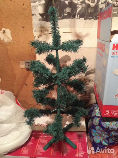 Елка новогодняя искусственная 67см разборная