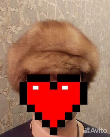 Кепка из меха куницы