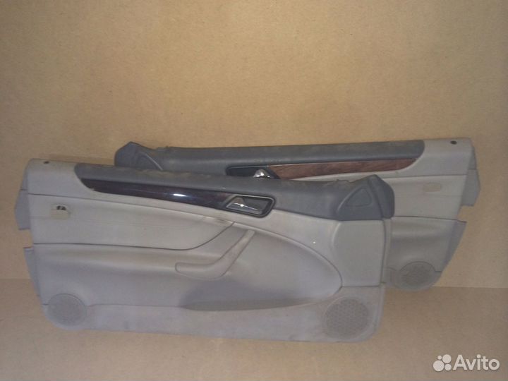 Обшивки дверей, салона mercedes clk w208