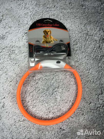 Неоновый ошейник 40 см